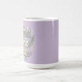 Protect Your Peace – Self Care Bubble Typography f コーヒーマグカップ (中央)