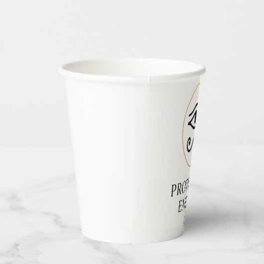 Protected Energy – Minimal Eye of Horus Symbol | 紙コップ (右)