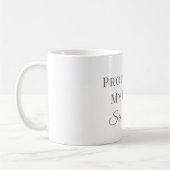 Protecting My Peace Since [Year] – パーソナライズド コーヒーマグカップ (左)