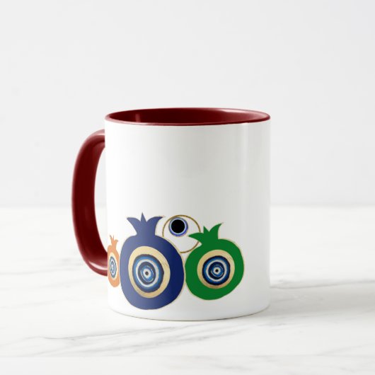 protection mug evil eye マグカップ (正面左)