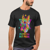 Protector Best Friend German Shepherd Motivational Tシャツ (正面)
