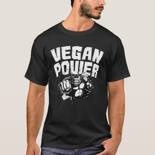 Protein green Veganism raw Animal Love Food Vegeta Tシャツ (正面)