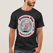 Protein Proマスタリング配列と解決パズル Tシャツ (正面)