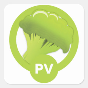 Protein & Veg (クルーズフェーズ)ステッカー スクエアシール