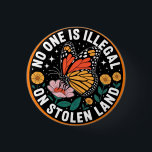 Protest Button 缶バッジ<br><div class="desc">Migrating monarch button.</div>