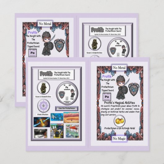 Protik - Knight Proactinium Sword ポストカード (正面/裏面)