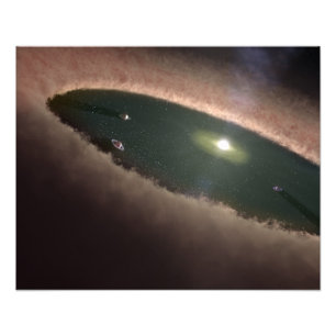 protoplanetary、または惑星形成のギャップ フォトプリント           