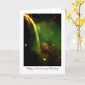 ProtostarのHerbig Haro 34の幸せなAnniversayの最愛の人 カード (黄色い花)