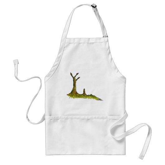 Prototaxitesの地衣のエプロン スタンダードエプロン (正面)