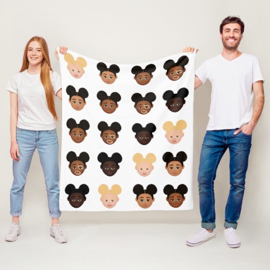 #Proud2BNaturalMeすべての美しい毛布 フリースブランケット (インサイチュ)