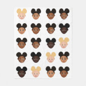 #Proud2BNaturalMeすべての美しい毛布 フリースブランケット (正面)