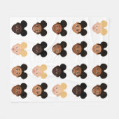 #Proud2BNaturalMeすべての美しい毛布 フリースブランケット (正面(横))