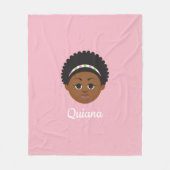 #Proud2BNaturalMeの#AKA フリースブランケット (正面)