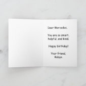 #Proud2BNaturalMeセレクトマイコンプレックス誕生日 カード (内部)