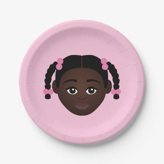 #Proud2BNaturalMeセレクトマイコンプレックス誕生日 ペーパープレート (正面)