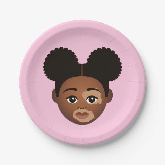 #Proud2BNaturalMeセレクトマイコンプレックス誕生日 ペーパープレート (正面)