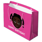 #Proud2BNaturalMeセレクトマイコンプレックス誕生日 ラージペーパーバッグ (裏面アングル)