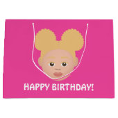 #Proud2BNaturalMeセレクトマイコンプレックス誕生日 ラージペーパーバッグ (正面)