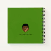 #Proud2BNaturalMe感謝パーソナライズされた仕訳 ノートブック (裏面)