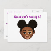 #Proud2BNaturalMe 私の肌色を選んで 誕生日 ポストカード (正面/裏面)