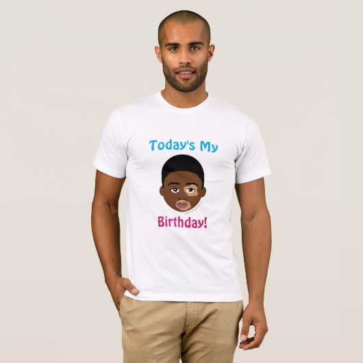 #Proud2BNaturalMe #Birthday #Vitiligo Tシャツ (正面フル)