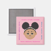 #Proud2BNaturalMe #IAm前向き肯定 マグネット (正面/裏面)