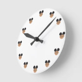 #Proud2BNaturalMe #NaturalHair子の回遊 ラウンド壁時計 (傾斜)