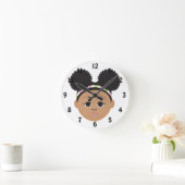 #Proud2BNaturalMe #NaturalHair #AKA子 ラウンド壁時計 (ホーム)