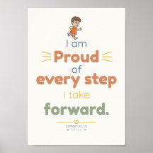 Proud | こどものためのアファメーション ポスター