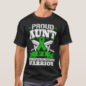 Proud A Of A Neurofibromatosis Warrior retro Tシャツ (正面)