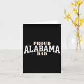 Proud Alama Dad. Fathers Day  カード (黄色い花)