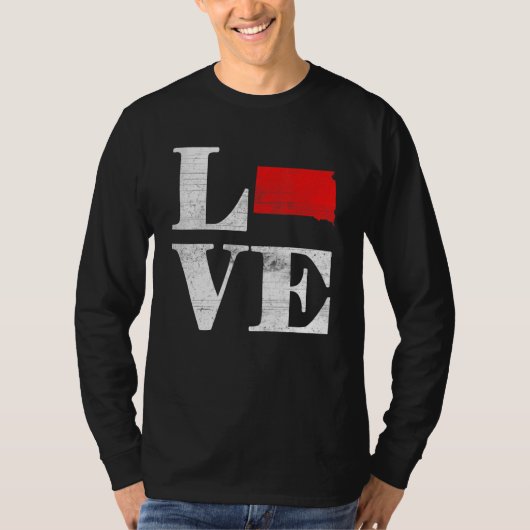 Proud America Citizen State Flag Land Map Love Sou Tシャツ (正面)