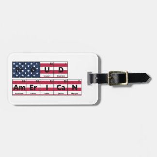 Proud American Flag USA 4th Of July ラゲッジタグ