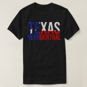 Proud American Teas Neanderthal Thinking Tean Flag Tシャツ (デザイン正面)