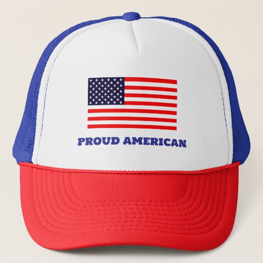 Proud American Trucker Hat キャップ (正面)