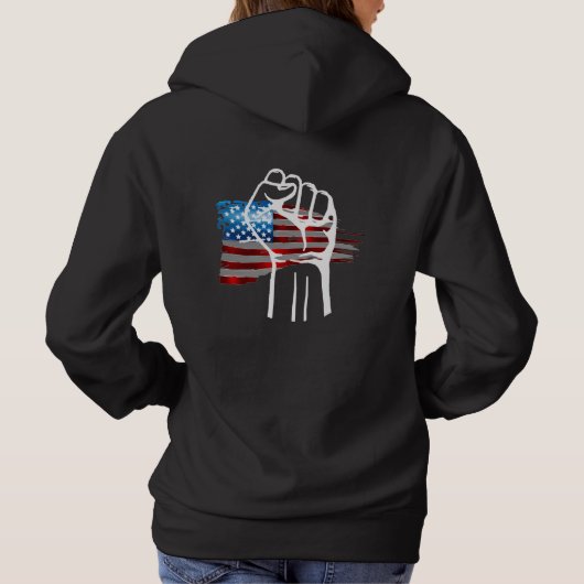 PROUD AMERICAN - wht パーカ (裏面)