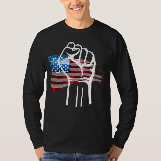 PROUD AMERICAN - wht  Tシャツ (正面)