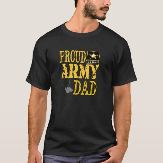 Proud Army Dad Pullover  Military Pride Pullover  Tシャツ (正面)