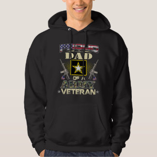 Proud Army Dad Veteran USA Flag Gifts For Fathers パーカ