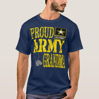 Proud Army Grandma Shirt Military Pride T Shirt Tシャツ