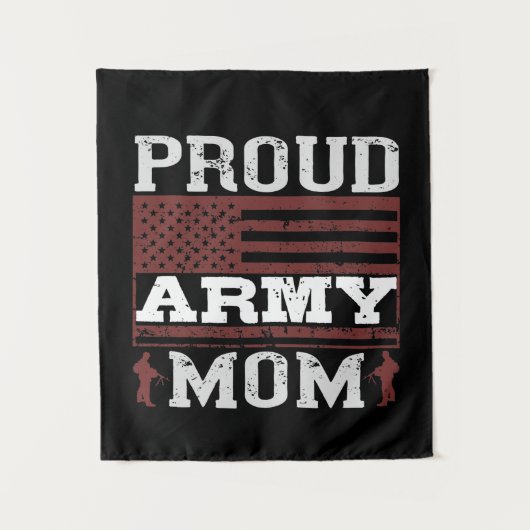Proud Army Mom タペストリー (正面)