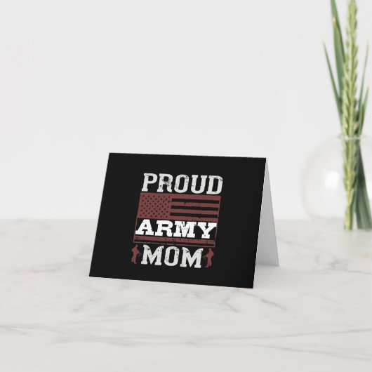 Proud Army Mom 招待状 (正面)