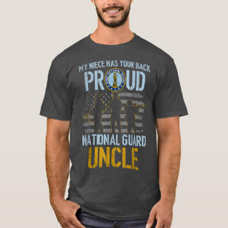 Proud Army National Guard Uncle U Tシャツ