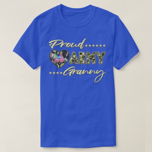 Proud Armys Grandma  Military Pride (49)  Tシャツ (デザイン正面)