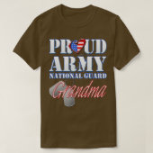 Proud Armys Grandma  Military Pride (64)  Tシャツ (デザイン正面)