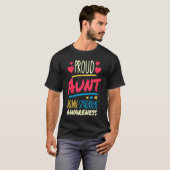 Proud Aunt Down Syndrome Awareness T21 Down Syndro Tシャツ (正面フル)