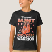 Proud Aunt Of A Rsd Crps Warrior Awareness Boxing  Tシャツ (正面)