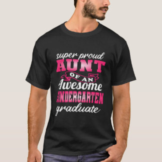 Proud Aunt Of Kindergen Graduate 2023 Graduation M Tシャツ