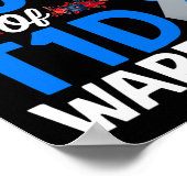 Proud Aunt Of T1d Warrior Survivor Diabetes Awaren ポスター (角)