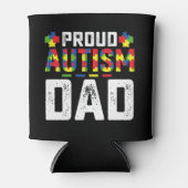 Proud Autism Dad Awareness Autistic Family 缶クーラー (正面)